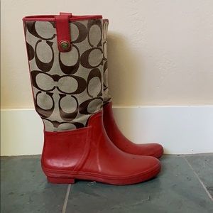 Coach Rainboots